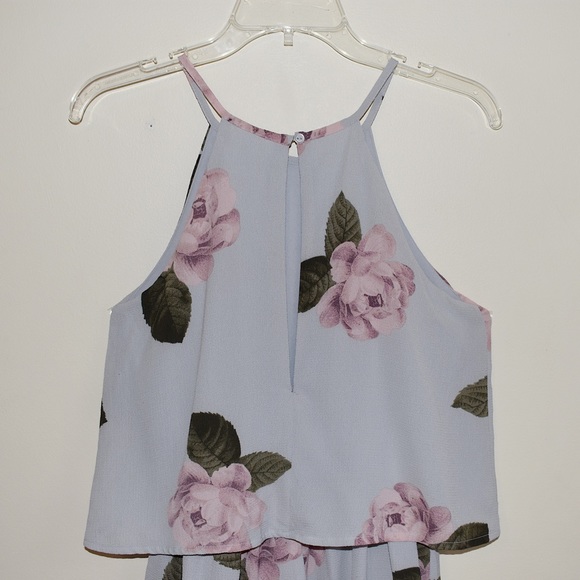 Boutique Floral Print Romper - Picture 5 of 6